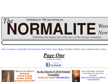 Tablet Screenshot of normalite.com